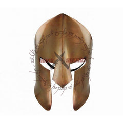 Ancient Greek Copper Spartan Battle Mask