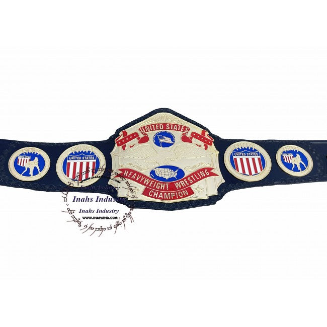 NWA United States Heavyweight Championship Wrestling Belt 4mm Zinc Plates