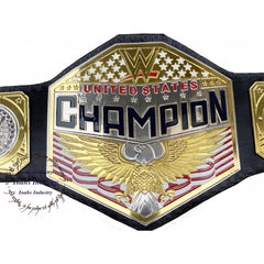 WWE United States Heavyweight Championship Wrestling Belt Adult Size with Original Leather Strap