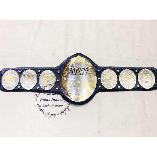 AEW World Women's Wrestling Champion Belt Dual Layer Adult Size