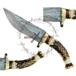Mini-me Forged & Folded 1095 Steel Damascus Knife