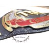 AEW TNT Championship Belt Replica Wrestling Belts Genuine Black Leather Strap