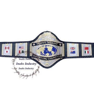 WWF Hulk Hogan 86 World Heavyweight Wrestling Championship Belt 4mm Zinc